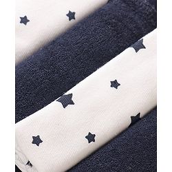 Babyhug Wash cloth Solid Colour Pack of 6 L 25 X H 25 cm - Aqua Blue