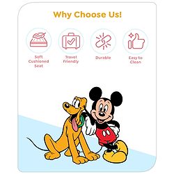 Babyhug Disney Mickey Printed Soft Potty Seat - white