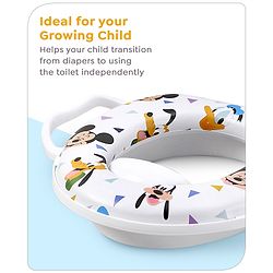 Babyhug Disney Mickey Printed Soft Potty Seat - white