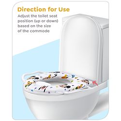 Babyhug Disney Mickey Printed Soft Potty Seat - white