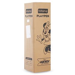 Babyhug Disney Mickey Printed Playpen - Grey
