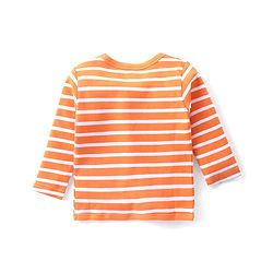 Babyhug 100% Cotton Knit Full Sleeves Front Open Vest Animal Print Pack of 3 - Orange Blue & Yellow