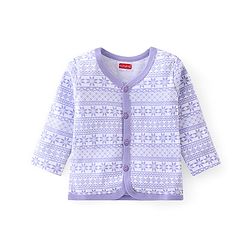 Babyhug 100% Cotton Knit Full Sleeves Penguin Printed Front Open Jhablas Pack Of 3 - Multicolour