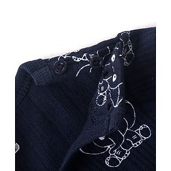 Babyhug Full Sleeves Vest Pullover & Thermal Wear Pant Animal Print Pack Of 3 - Navy Blue