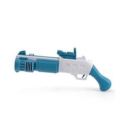 Babyhug Automatic 10 Hole Bubble Rifle Gun with LED Lights - Pink| 100ml Bubble Solution| 3000+ Bubbles per Min| Battery Operated| Child-Safe| Leak-Resistant|Indoor & Outdoor Fun|Realistic View Finder