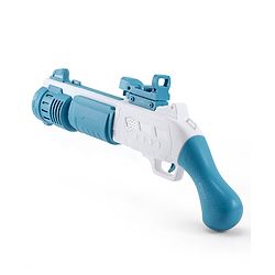 Babyhug Automatic 10 Hole Bubble Rifle Gun with LED Lights - Pink| 100ml Bubble Solution| 3000+ Bubbles per Min| Battery Operated| Child-Safe| Leak-Resistant|Indoor & Outdoor Fun|Realistic View Finder