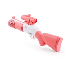 Babyhug Automatic 10 Hole Bubble Rifle Gun with LED Lights - Blue| 100ml Bubble Solution| 3000+ Bubbles per Min| Battery Operated| Child-Safe| Leak-Resistant|Indoor & Outdoor Fun|Realistic View Finder