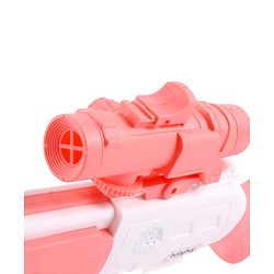 Babyhug Automatic 10 Hole Bubble Rifle Gun with LED Lights - Blue| 100ml Bubble Solution| 3000+ Bubbles per Min| Battery Operated| Child-Safe| Leak-Resistant|Indoor & Outdoor Fun|Realistic View Finder