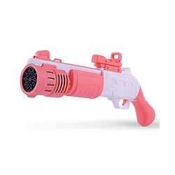 Babyhug Automatic Bubble Shot Gun for Kids| LED Lights| 10 Hole Battery Operated Bubble Machine Toy & 100ml Bubble Solution| 3000+ Bubbles per Min|Bubble Blaster for Boys & Girls | BIS Certified- Pink
