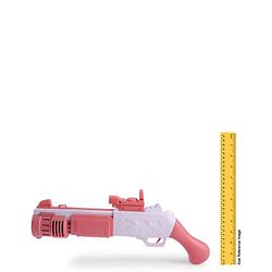 Babyhug Automatic Bubble Shot Gun for Kids| LED Lights| 10 Hole Battery Operated Bubble Machine Toy & 100ml Bubble Solution| 3000+ Bubbles per Min|Bubble Blaster for Boys & Girls | BIS Certified- Pink