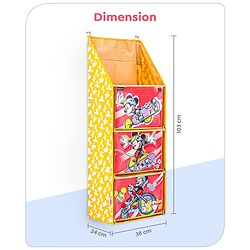 Babyhug Disney Hanging Organizer Skating Mickey Theme- Yellow