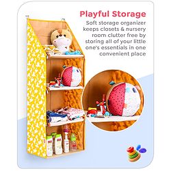 Babyhug Disney Hanging Organizer Skating Mickey Theme- Yellow