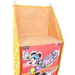 Babyhug Disney Hanging Organizer Skating Mickey Theme- Yellow