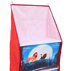 Babyhug Disney Hanging Organiser The Lion King Theme- Red
