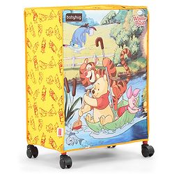 Babyhug Disney Laundry Bag With Wheels Winnie the Pooh Theme - Orange