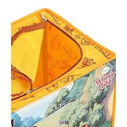 Babyhug Disney Laundry Bag With Wheels Winnie the Pooh Theme - Orange