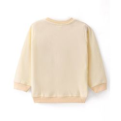 Babyhug Cotton Knit Full Sleeves Sweatshirt With Christmas Theme & Polka Dot Print Pack of 2 - Red & Cream