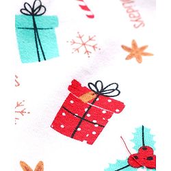 Babyhug Cotton Knit Full Sleeves Sweatshirts With Christmas Theme Pack of 2 - White & Red
