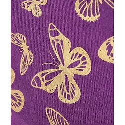 Babyhug Cotton Knit Full Sleeves Top with Butterfly Print & Frill Detailing - Purple