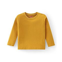 Babyhug Cotton Knit Full Sleeves T-Shirts Solid Colour Pack of 3 - Multicolour