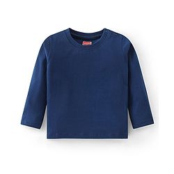 Babyhug Cotton Knit Full Sleeves T-Shirts Solid Colour Pack of 3 - Multicolour