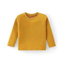 Babyhug Cotton Knit Full Sleeves T-Shirts Solid Colour Pack of 3 - Multicolour