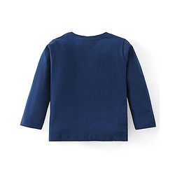 Babyhug Cotton Knit Full Sleeves T-Shirts Solid Colour Pack of 3 - Multicolour