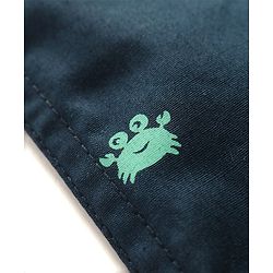 Babyhug Cotton Woven Half Sleeves Aquatic Theme Printed Shirt - Navy Blue