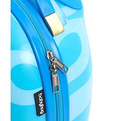 Babyhug Trolley Bag Tiger Print Blue -16 Inches