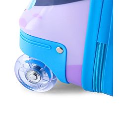 Babyhug Trolley Bag Space Theme Print Purple - 16 Inches