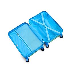 Babyhug Trolley Bag Tiger Print Pack of 2 Blue -18 & 20 Inches