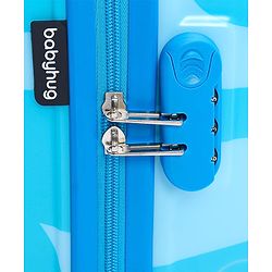 Babyhug Trolley Bag Tiger Print Pack of 2 Blue -18 & 20 Inches