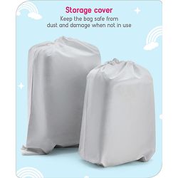 Babyhug Trolley Bag Owl Print Pack of 2 Dark Pink -18 & 20 Inches