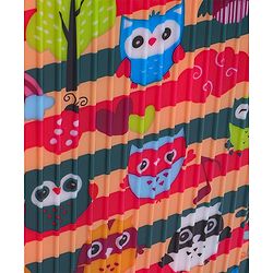 Babyhug Trolley Bag Owl Print Pack of 2 Dark Pink -18 & 20 Inches