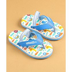 Cute Walk by Babyhug Flip Flops Unisex Blue 21