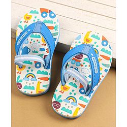 Cute Walk by Babyhug Flip Flops Unisex Blue 21
