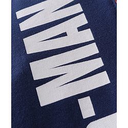 Babyhug Marvel Front Open Full Raglan Sleeves Hooded Sweat Shirt With Spider Man Graphic - Navy Blue