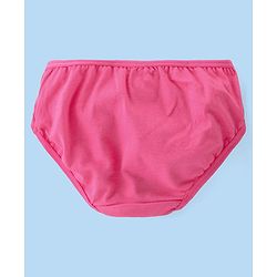 Babyhug 100% Cotton Panties Floral & Polka Dots Print Pack of 3 - Multicolour