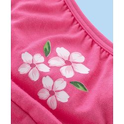 Babyhug 100% Cotton Panties Floral & Polka Dots Print Pack of 3 - Multicolour