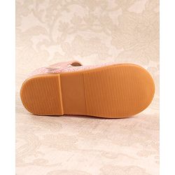 Cute Walk by Babyhug Ballerina with Velcro Closure & Bow Applique - Pink