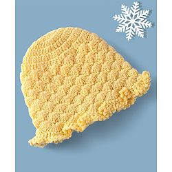 Babyhug Woollen Knitted  Cap - Yellow