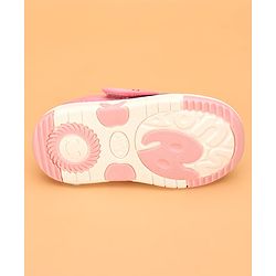 Cute Walk by Babyhug Velcro Closure & Bow Applique Casual Shoes - Pink