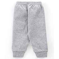Babyhug Full Length  Thermal Bottom Wear Solid - Light Grey