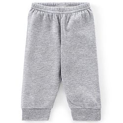 Babyhug Full Length  Thermal Bottom Wear Solid - Light Grey