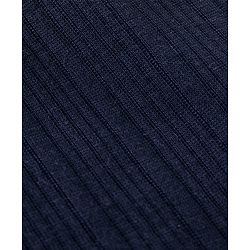 Babyhug Full Length Solid Color Thermal Pant- Navy Blue