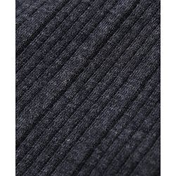 Babyhug Full Sleeves Front Open Solid Thermal Vest - Dark Grey