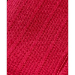 Babyhug Full Sleeves Solid Colour Front Open Thermal Vest - Red