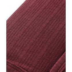 Babyhug Front Open Full Sleeves Solid Color Thermal Vest - Brown