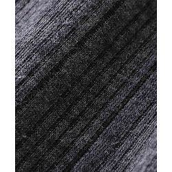 Babyhug Pull Over Full Sleeve Solid Color Thermal Vest  - Dark Grey