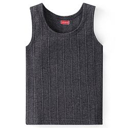 Babyhug Sleeveless Pull Over Thermal Vest - Dark Grey